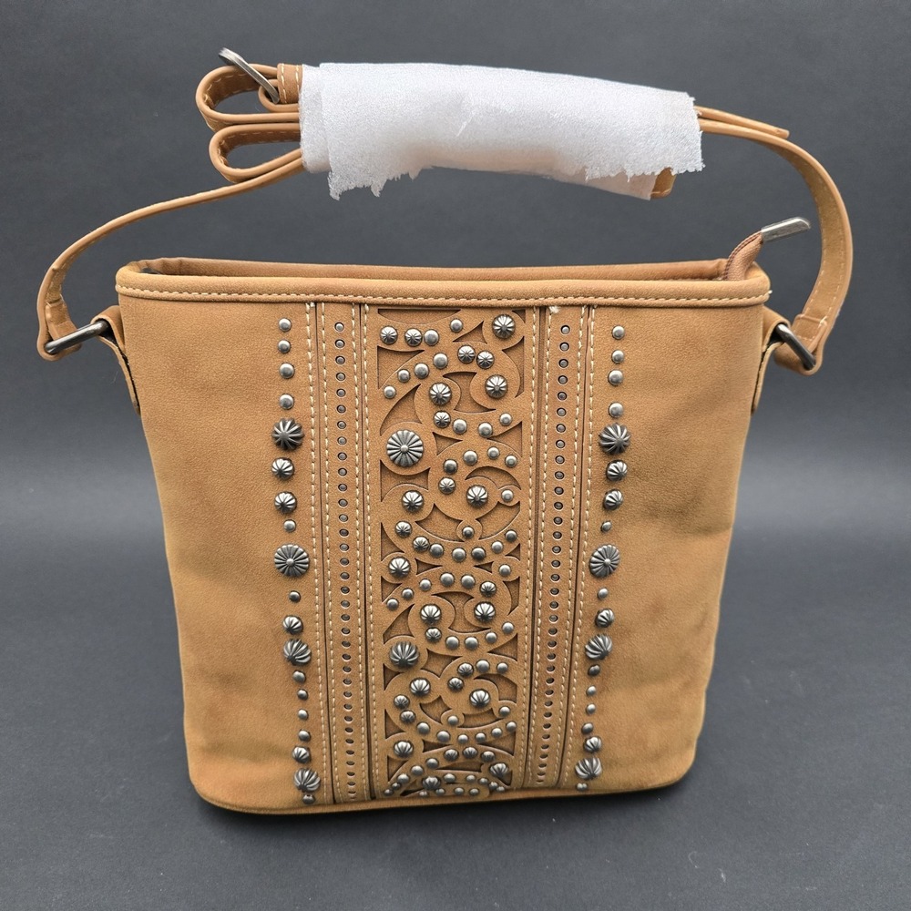 Montana West Suede Consealed Carry Purse Western Leather Crossbody Bag